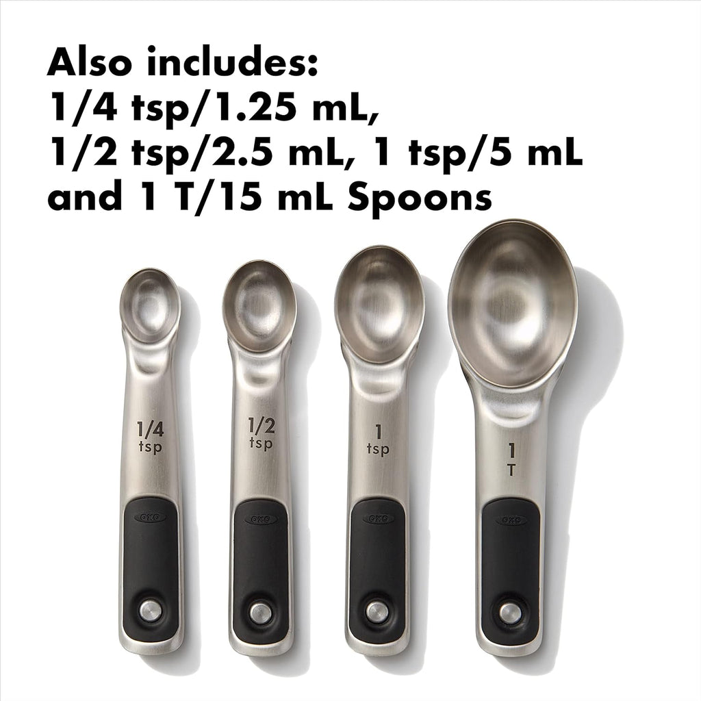 Stainless Steel Measuring Cups Set – 4 Piece Kitchen Baking & Cooking Cups