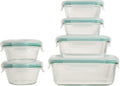 12-Piece Airtight Food Storage Container Set | Leakproof Seal Plastic Containers for Pantry, Kitchen Organization & Meal Prep