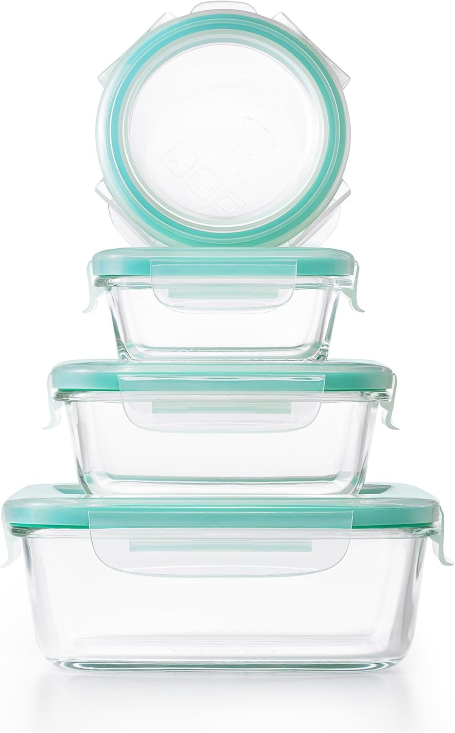 12-Piece Airtight Food Storage Container Set | Leakproof Seal Plastic Containers for Pantry, Kitchen Organization & Meal Prep