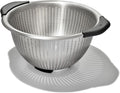 Good Grips Stainless Steel Colander, 5 qt. Capacity, Non-Slip Handle Kitchen Strainer