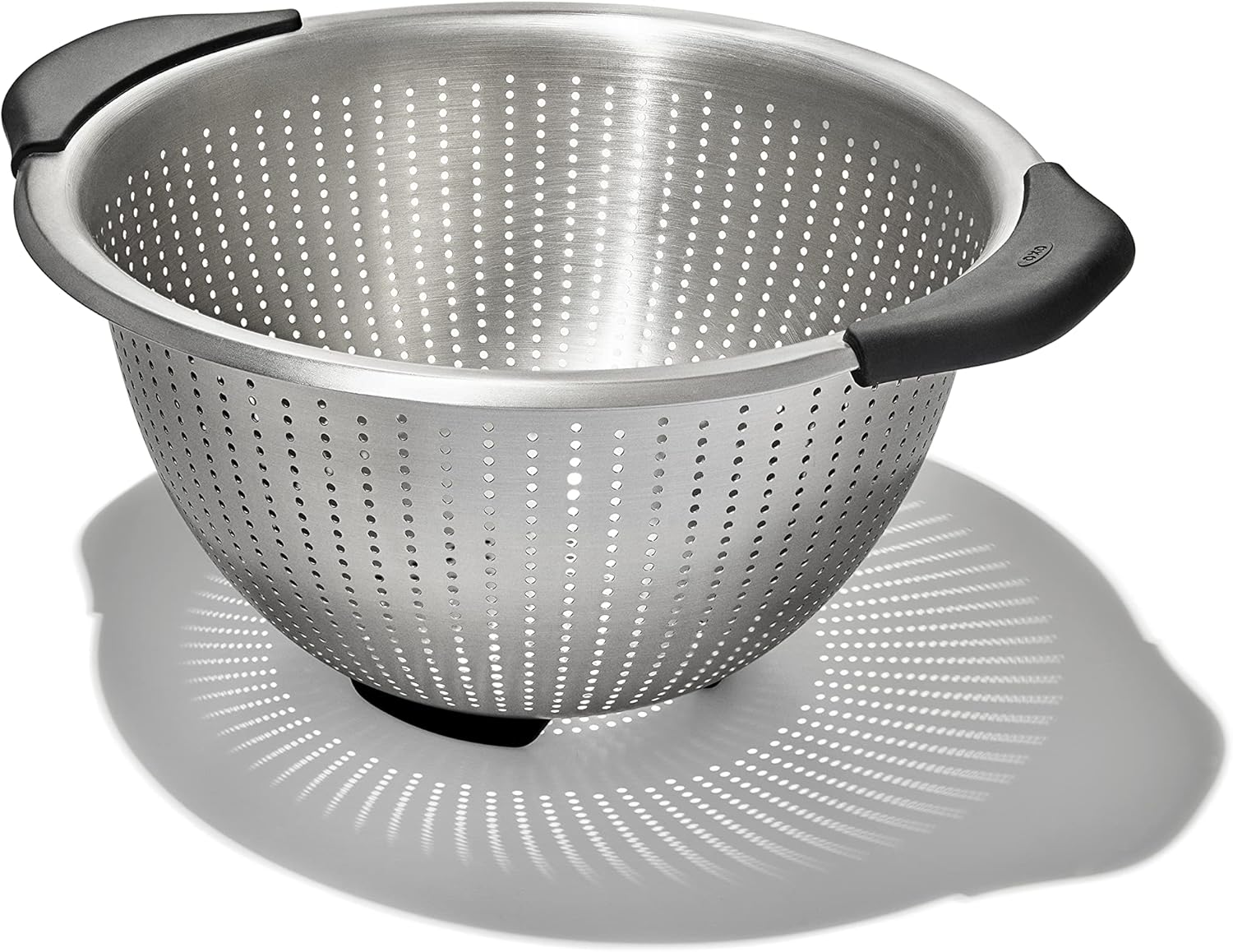 Good Grips Stainless Steel Colander, 5 qt. Capacity, Non-Slip Handle Kitchen Strainer